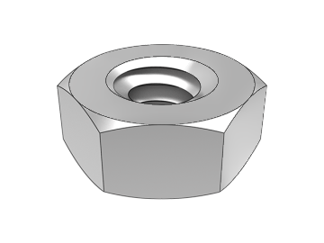 ASME B18.2.2.1-1 น็อตหกเหลี่ยม