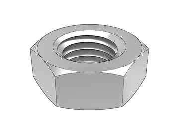 ASME B18.2.2.4 น็อตหกเหลี่ยมบาง น็อตหกเหลี่ยมบาง