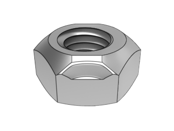 GB6184-C ประเภท 1 น็อตล็อคโลหะหกเหลี่ยมทั้งหมด (ชนิดแบน)